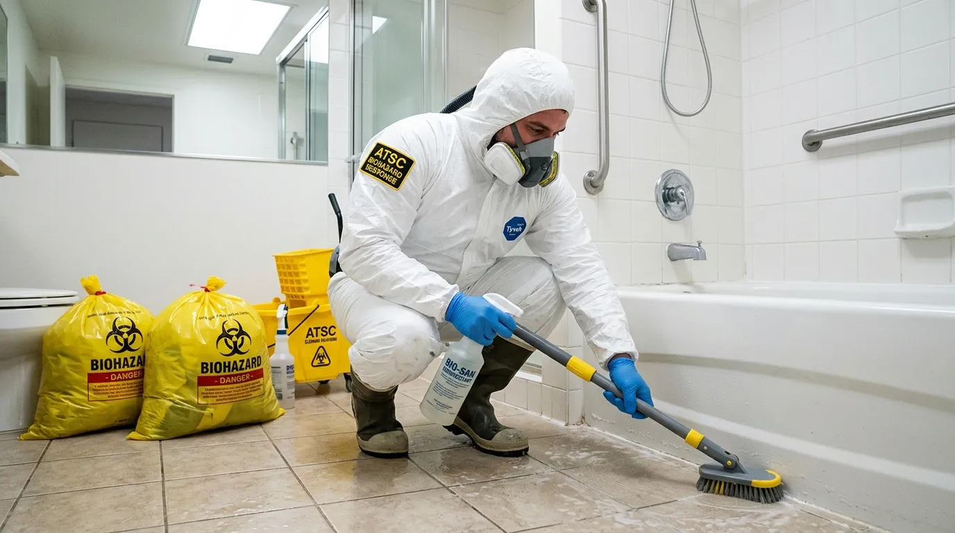 Decontamination equipment deployed for Blood Cleanup in Pryor